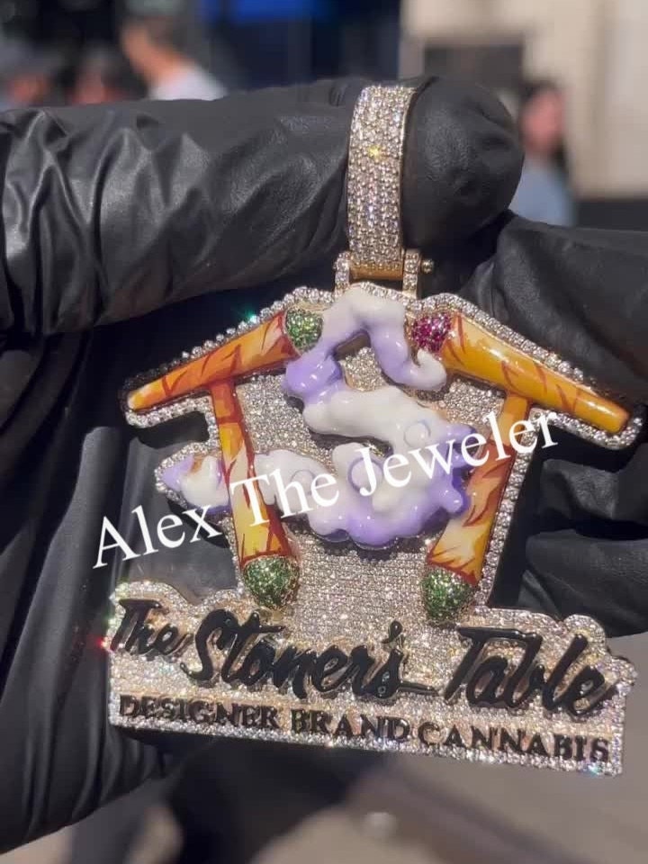 Lab made hip hop jewelry deals