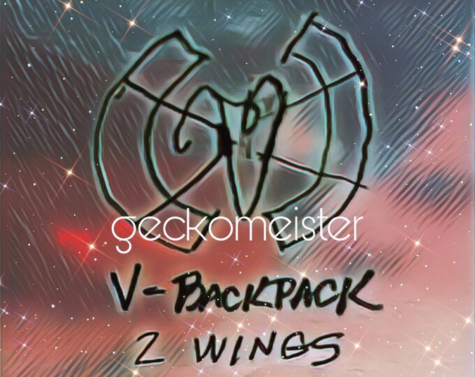 Simple Samba Wing Shoulder Backpack Wire Frame Design 3 Individual