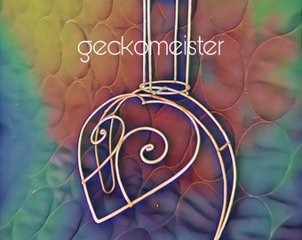 Samba Heart with Spirals Headband Wire Frame Design (with Rear Support Variations) - Custom Made/New