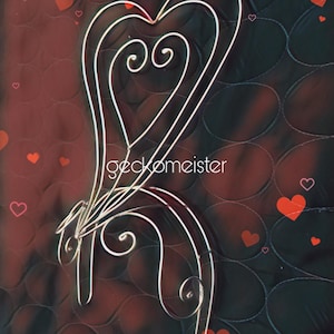 Simple Heart-Shape with Spirals Headband Wire Frame Design (with Rear Support Variations) - Custom Made/New