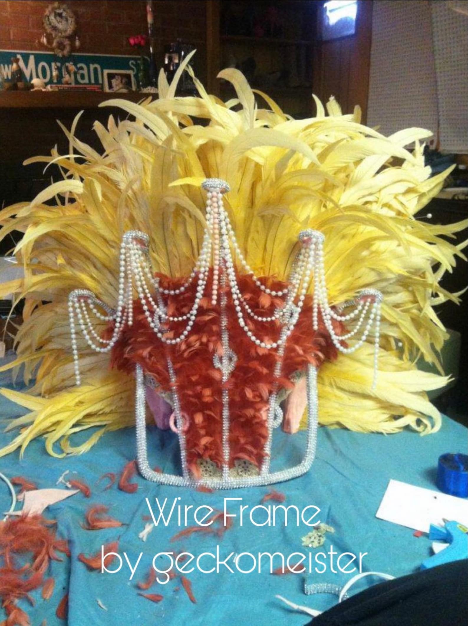 Simple Samba Collar Shoulder Backpack Wire Frame Design Etsy