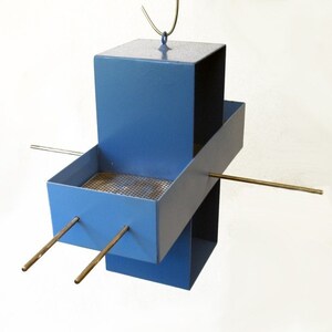 Plus Modern Bird Feeder in Spa Blue and Wildflower Blue image 5