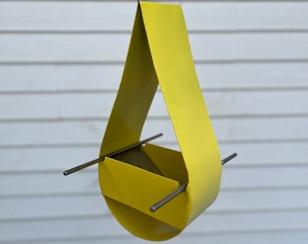 Drop - Modern Bird Feeder in Yellow