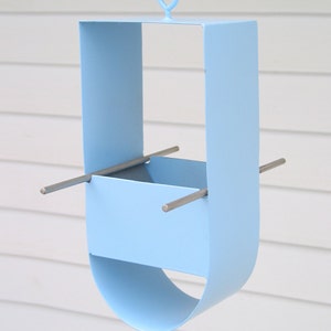 Cheep Modern Bird Feeder in Pale Blue image 3