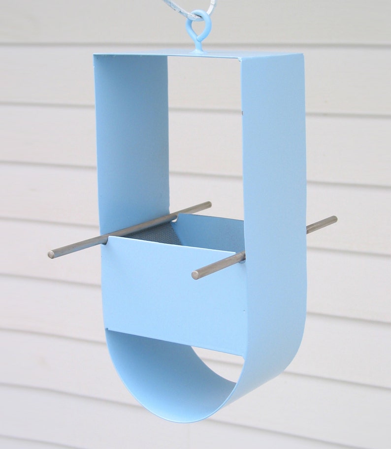 Cheep Modern Bird Feeder in Pale Blue image 3