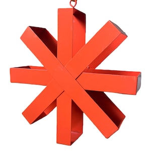 Asterisk - Comedero para pájaros moderno - Naranja