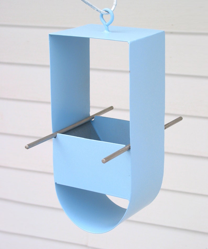 Cheep Modern Bird Feeder in Pale Blue image 4