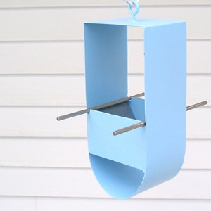 Cheep Modern Bird Feeder in Pale Blue image 1