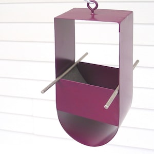 Cheep Modern Bird Feeder in Aubergine image 1