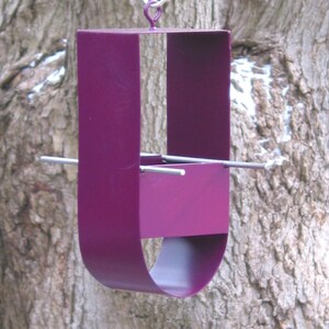 Cheep Modern Bird Feeder in Aubergine image 5