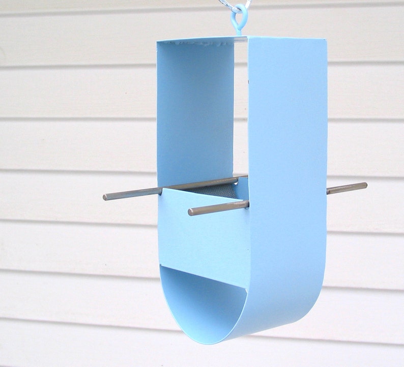 Cheep Modern Bird Feeder in Pale Blue image 2