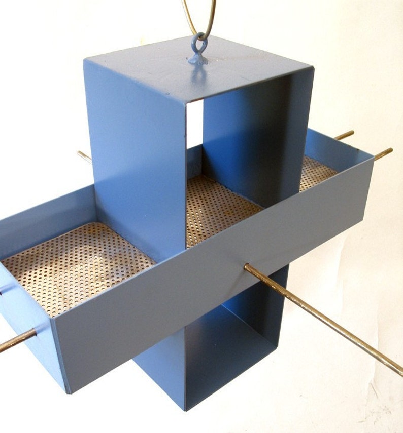 Plus Modern Bird Feeder in Spa Blue and Wildflower Blue image 1