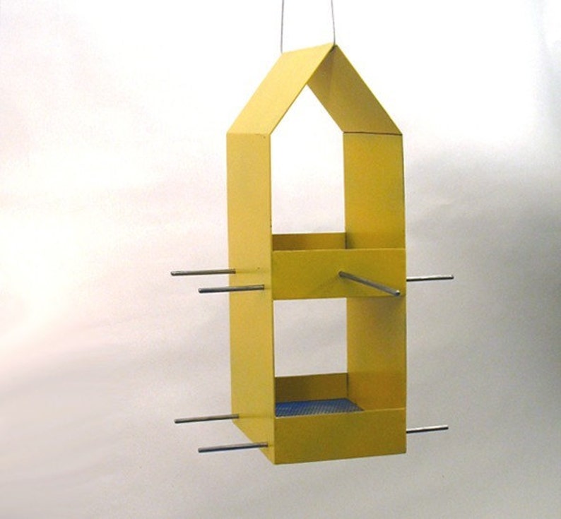 Home Modern Bird Feeder in Yellow image 2