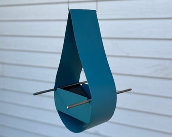 Drop - Modern Bird Feeder in Teal