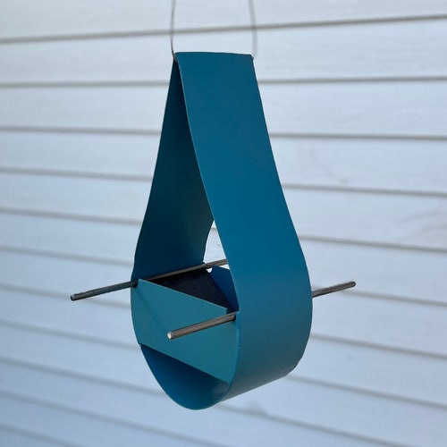 Drop - Modern Bird Feeder in Teal