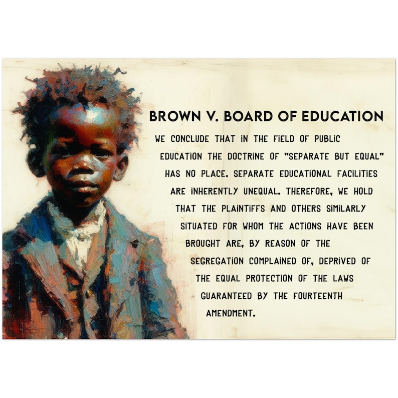 Brown V Board of Education Civil Rights Postcard Pack - African ...