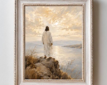 Jesus Wall Art Printable, I Will Stand With Christ Print, Christian LDS Artwork, Bible Verse Faith Art, Jesus Portrait, Religious Wall Decor