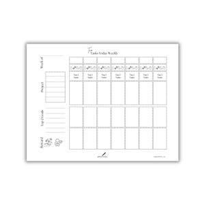 Daily Notepad, Weekly Planner Notepad, Weekly Desk Pad, Undated Daily Planner, Minimalist To Do List, Weekly Planner Pad, Desk Planner