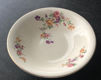 Edwin Knowles semi vitreous Vintage Serving Bowl 43-5 9”x2.5”