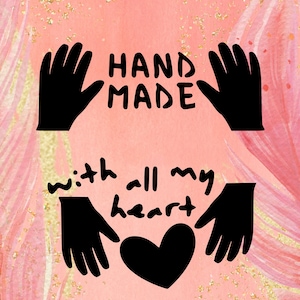 Handgemaakte rubberstempel "With All My Heart"-zin, liefdesstempel, romantische stempel, sentimenteel, oprechte stempel, Valentijnsdagverjaardag