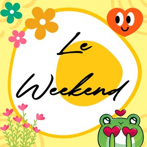 Tampon Le week-end, Expression manuscrite en français, Tampon manuscrit, Tampon de scrapbooking, Fournitures créatives, Tampon de calligraphie