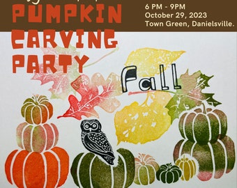 Pumpkin Rubber Stamp, Fall Season Stamp, Scrapbooking, stacking pumpkin, Thanksgiving DIY Projects, Harvest Pumpkin Rubber Stamp