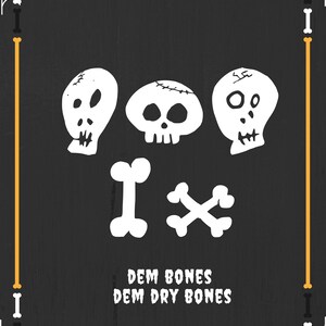 Skull Skeleton Rubber Stamp, Halloween Bones Stamp, DIY Stationery, Spooky Halloween, Gothic Bones Creepy Skull Skeleton, Macabre Stamp