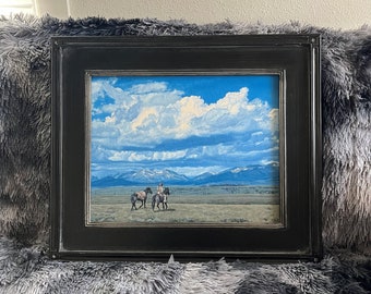 Near The Unknown original oil painting 11x14 framed