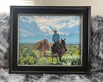 The Silver Lining, 16x20&quot;, oil on linen framed