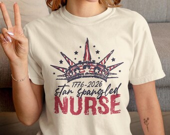 Hospital Nurse 4th of July Shirt, Registered Nursing Independence Day Tee