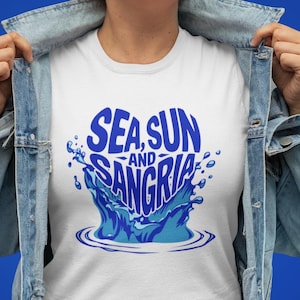 Comfort Colors Sangria Summer Tee: Women&#39;s Vacation Shirt