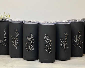Custom Order for 6 Laser Engraved Tumblers