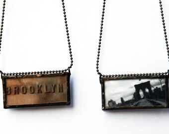 Brooklyn Bridge Photo Pendant