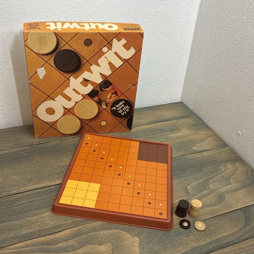 Vintage Outwit Board Game 1978 Parker Brothers Strategy Game Night - Etsy