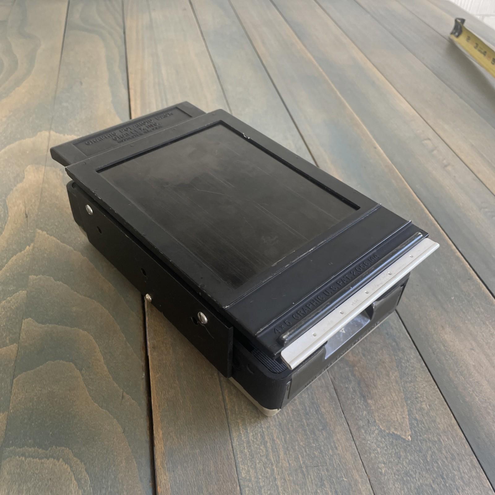 Dos Polaroid Pour Chambre 4x5 Pouces - Avec Minuteur - Occasion