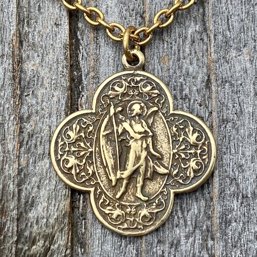 14kt Gold St. Michael The Archangel Medal | The Catholic Company