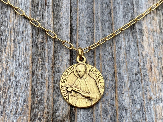 Sterling Silver St. Gerard Necklace 15mm Medal – Je Fais Design