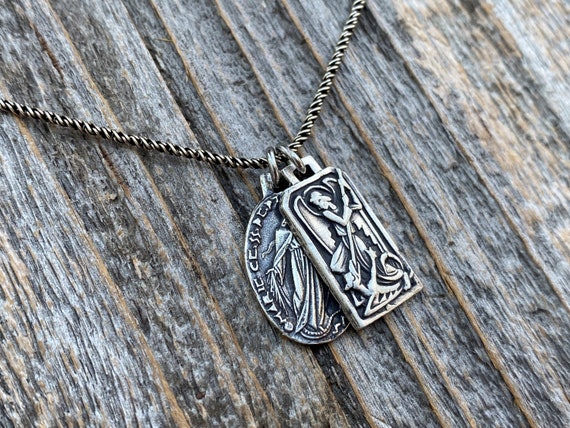 Medaglia Placcata Oro San Michele Arcangelo - 14mm | La Boutique Di Lourdes - Foto 3