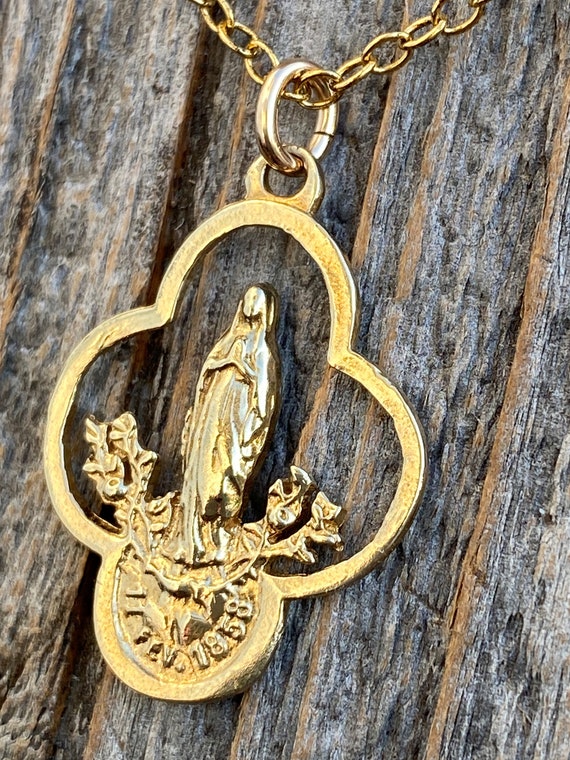 Buy English Gold Tone Miraculous Medal, Pkg of 10