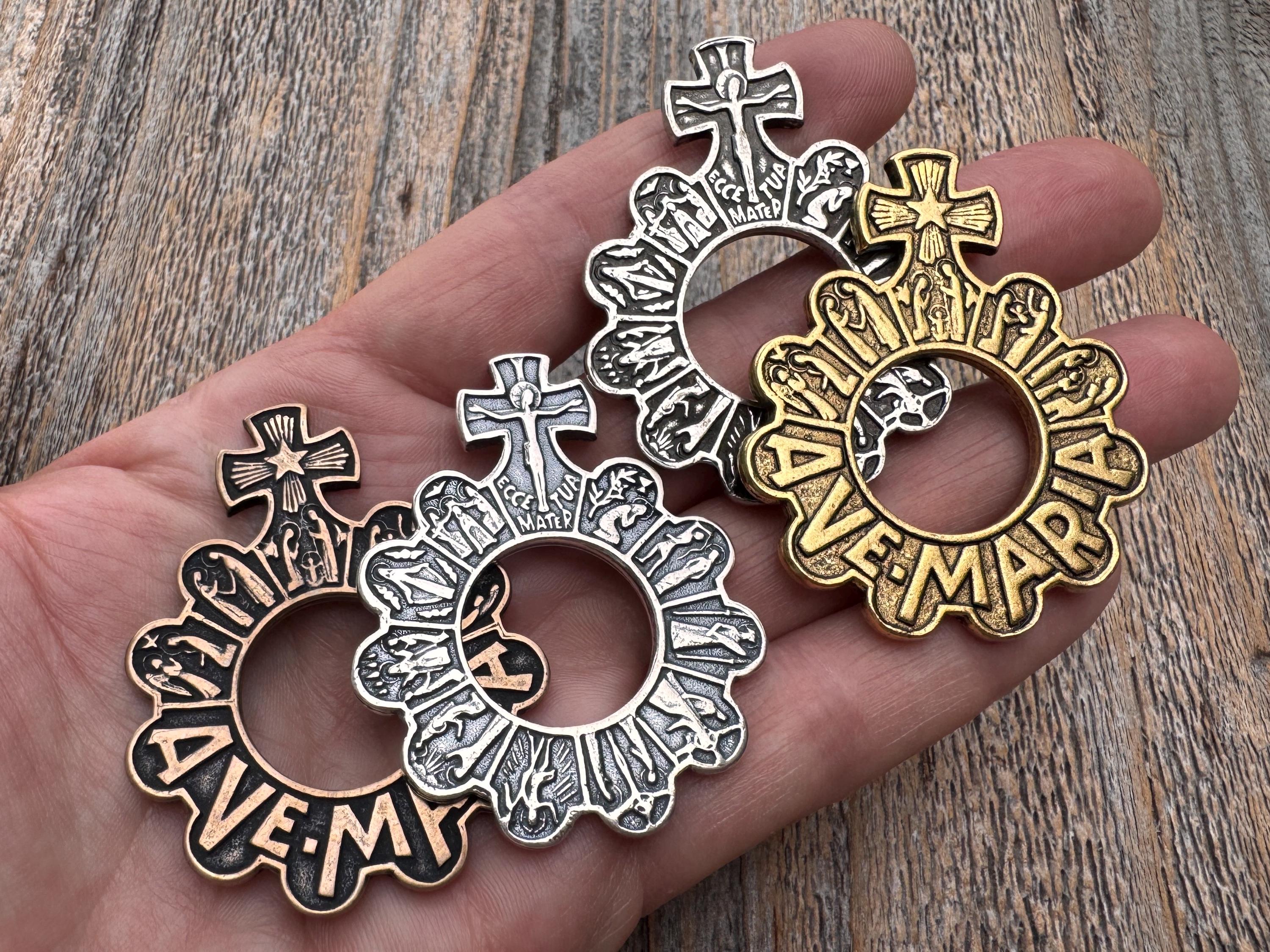 Solid silver rosary - Etsy 日本