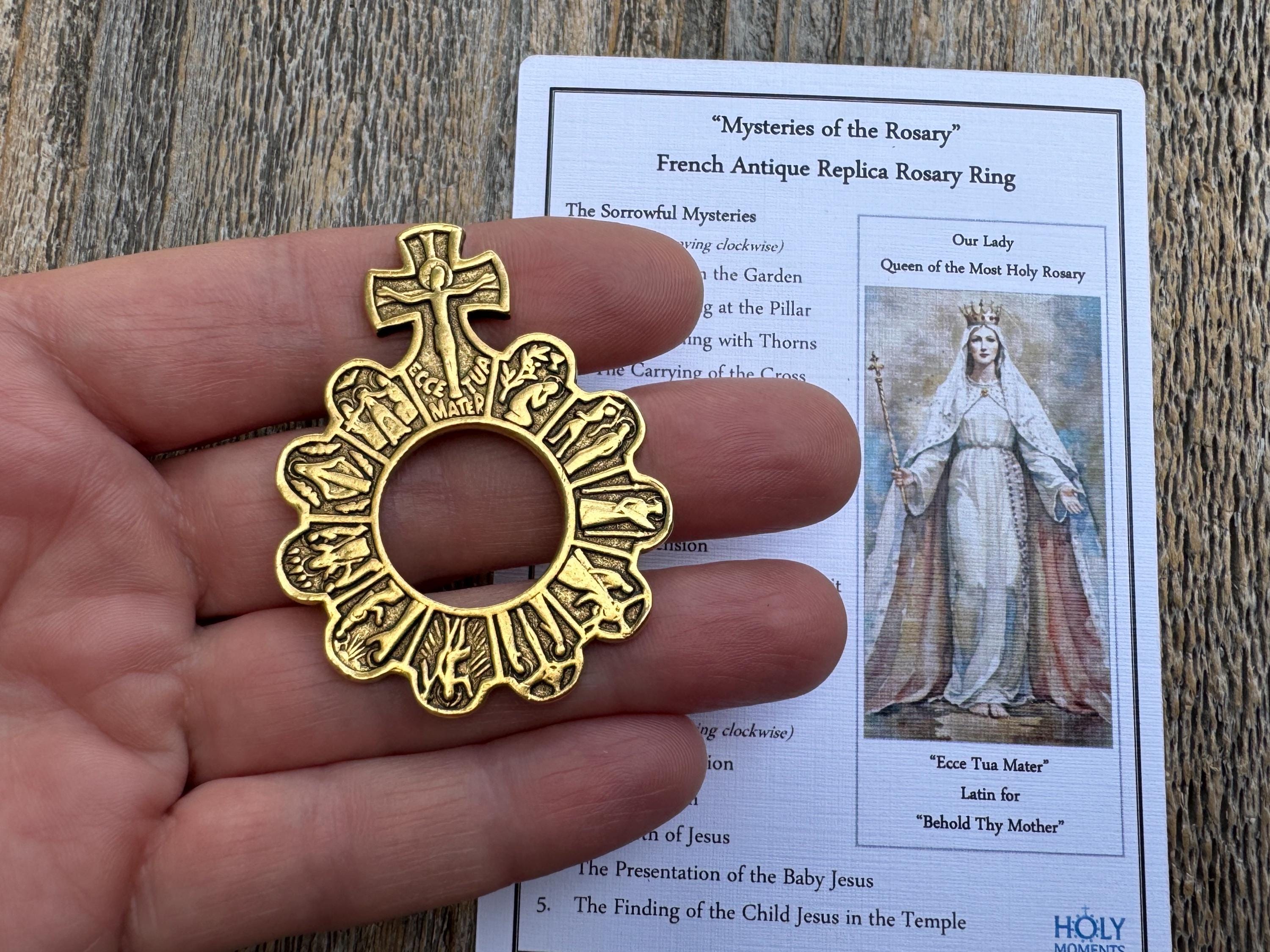 30 Katholische Finger-Rosenkränze - Religiöser Schmuck Für Gebet