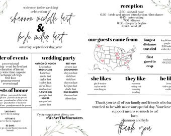 Wedding Program