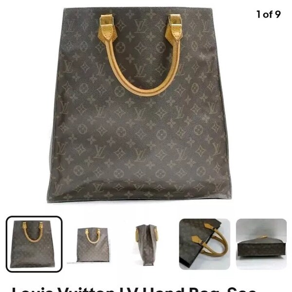 Louis Vuitton Sac Plat Tote GM/Vintage/MI0901