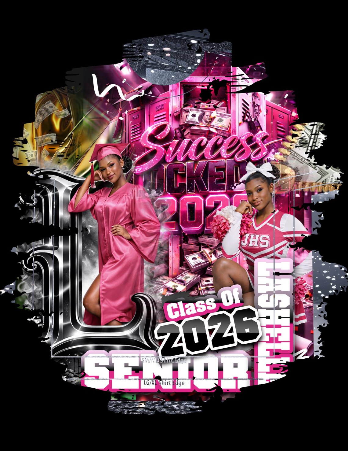 Graduation 2026 Locker Template PSD - Etsy