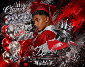 Graduation 2026 Locker Template PSD - Etsy