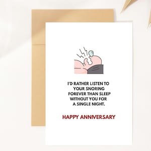 Funny Anniversary Card for Him - For Boyfriend - Husband Birthday Card - Anniversary Card - Funny Anniversary Cards for boyfriend, Husband