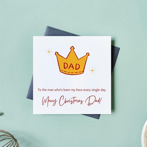 Papa Weihnachtskarte | Weihnachtskarte für Papa | Digitaler Download zum ausdrucken