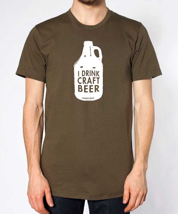 Items similar to SALE - I Drink Craft Beer - Unisex T-shirt - SALE on Etsy