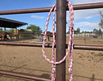 Hand Braided Paracord Barrel Racing Reins: Custom Length and Knots