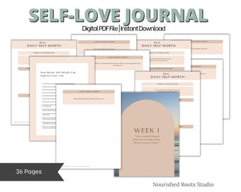 Self-Love Printable Journal, Self-Compassion